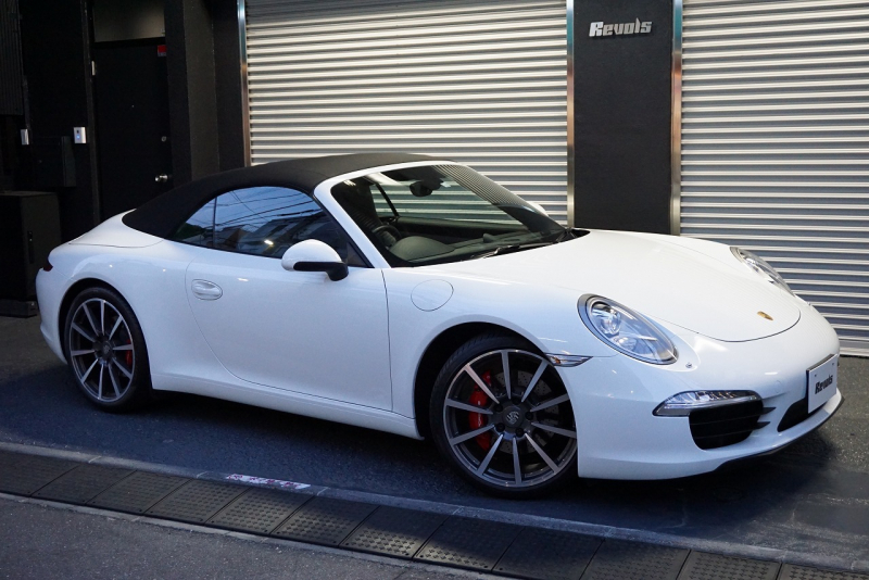 ポルシェ 911(Type991) Type991.1 Carrera S Cabriolet 2トーンオールレザーインテリア スポーツクロノ クラシック20インチホイール 中古車