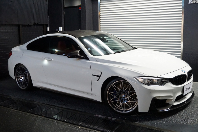 BMW Mシリーズ M4 Competition 正規ディーラーDCT M PERFORMANCEカーボンスポイラー REMUS可変マフラー 中古車