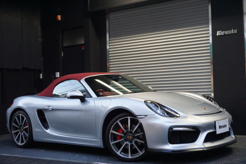 ポルシェ ボクスター Boxster（Type.981）S  PDK 2014y SpyderFACE スポーツクロノパッケージ  スポーツエグゾースト オールレザーインテリア クラシック20ホイール 中古車