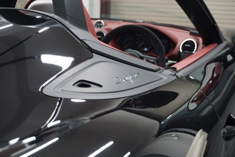 ポルシェ 718スパイダー Boxster Spyder  6MT スパイダークラシックインテリア LEDヘッドライト ブラック 中古車 中古車