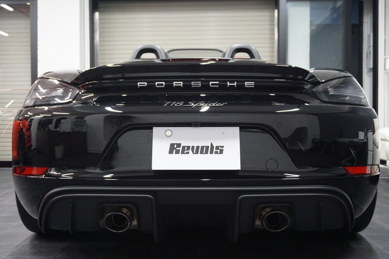 ポルシェ 718スパイダー Boxster Spyder  6MT スパイダークラシックインテリア LEDヘッドライト ブラック 中古車 中古車