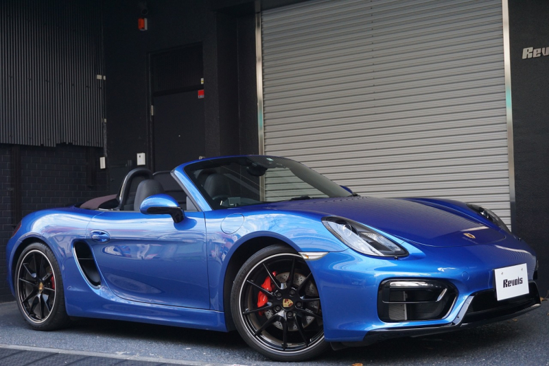 ポルシェ ボクスター Boxster（Type981） GTS 6MT  ホワイトメーターパネル オールレザー サファイアブルー 中古車