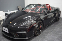 ポルシェ 718スパイダー Boxster Spyder  6MT スパイダークラシックインテリア LEDヘッドライト ブラック 中古車 中古車