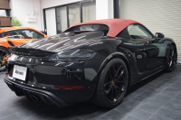 ポルシェ 718スパイダー Boxster Spyder  6MT スパイダークラシックインテリア LEDヘッドライト ブラック 中古車 中古車
