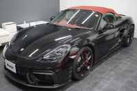 ポルシェ 718スパイダー Boxster Spyder  6MT スパイダークラシックインテリア LEDヘッドライト ブラック 中古車 中古車
