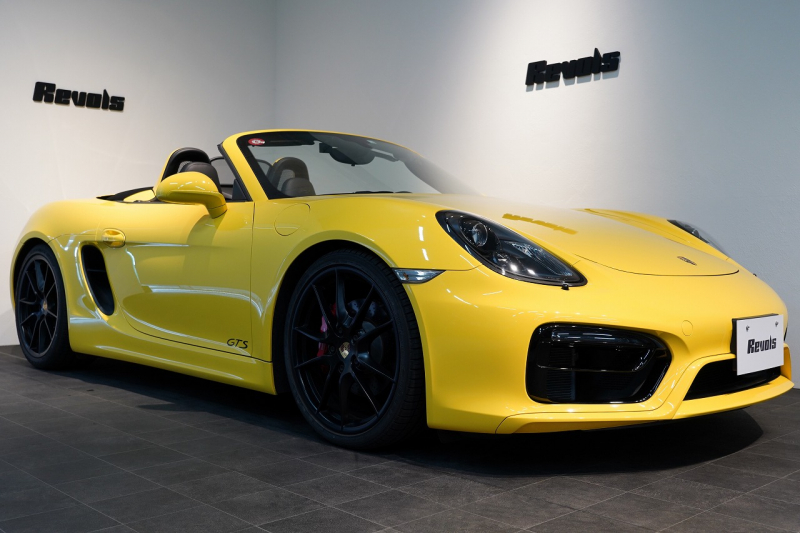 ポルシェ ボクスター(Type981) Boxster GTS 6MT 左H スポクロ スポエグ スポーツシャシー レザーインテリア 中古車
