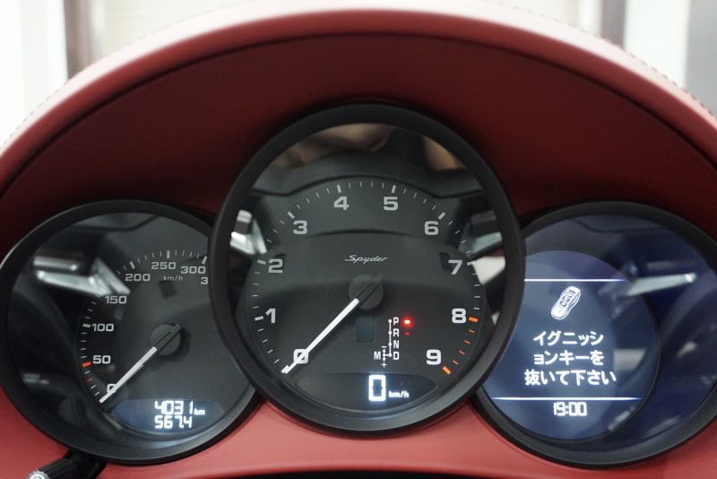 ポルシェ 718スパイダー (Type718)Spyder PDK スパイダークラシックインテリア LEDヘッドライト  中古車