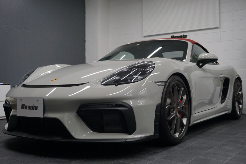 ポルシェ 718スパイダー (Type718)Spyder PDK スパイダークラシックインテリア LEDヘッドライト  中古車