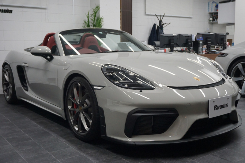 ポルシェ 718スパイダー (Type718)Spyder PDK スパイダークラシックインテリア LEDヘッドライト  中古車