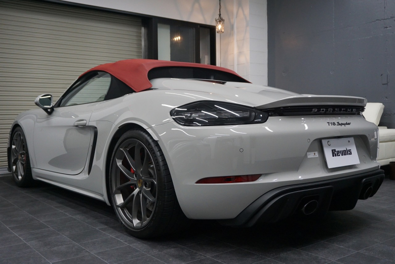 ポルシェ 718スパイダー (Type718)Spyder PDK スパイダークラシックインテリア LEDヘッドライト  中古車