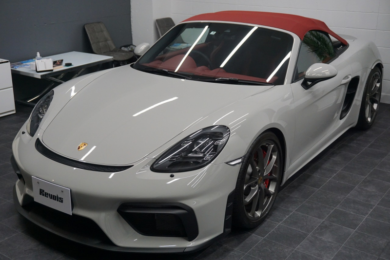 ポルシェ 718スパイダー (Type718)Spyder PDK スパイダークラシックインテリア LEDヘッドライト  中古車