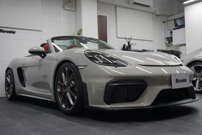 ポルシェ 718スパイダー (Type718)Spyder PDK スパイダークラシックインテリア LEDヘッドライト  中古車
