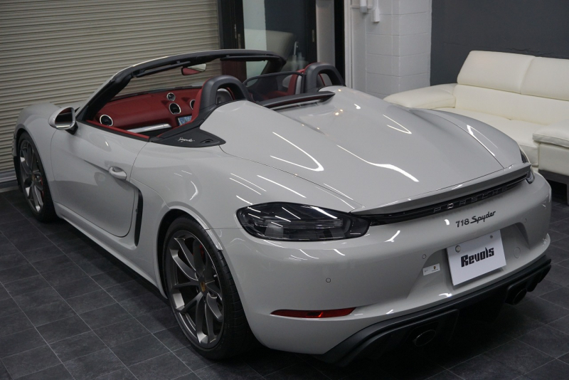 ポルシェ 718スパイダー (Type718)Spyder PDK スパイダークラシックインテリア LEDヘッドライト  中古車