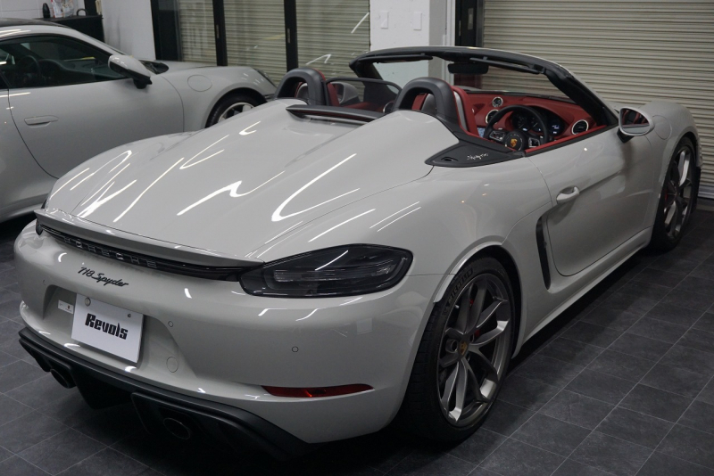 ポルシェ 718スパイダー (Type718)Spyder PDK スパイダークラシックインテリア LEDヘッドライト  中古車