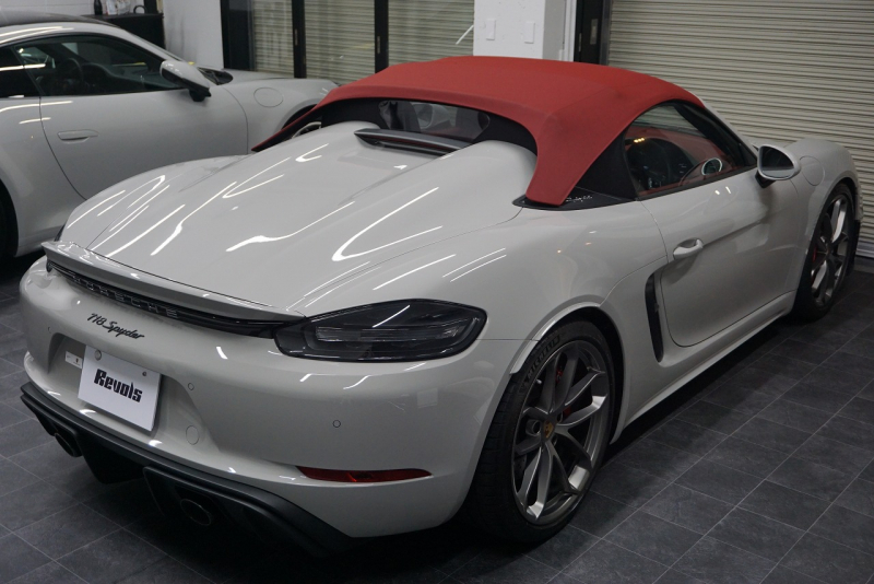 ポルシェ 718スパイダー (Type718)Spyder PDK スパイダークラシックインテリア LEDヘッドライト  中古車