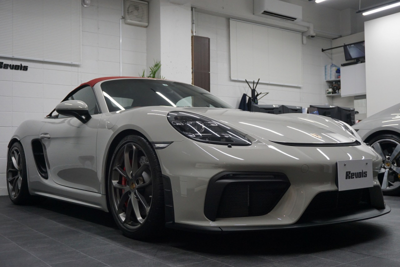 ポルシェ 718スパイダー (Type718)Spyder PDK スパイダークラシックインテリア LEDヘッドライト  中古車