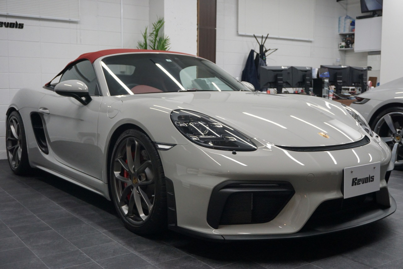 ポルシェ 718スパイダー (Type718)Spyder PDK スパイダークラシックインテリア LEDヘッドライト  中古車