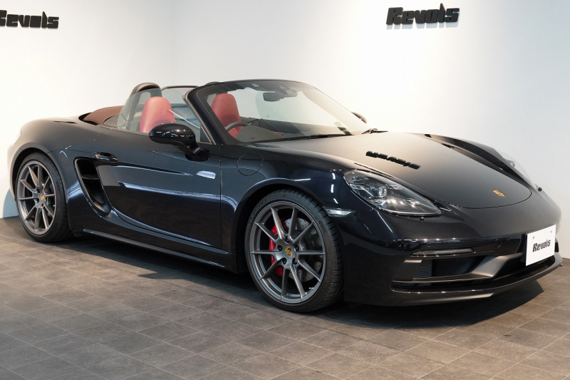 ポルシェ 718 ボクスター GTS 4.0 PDK ツートーンレザーインテリア PDLS+LEDヘッドライト ジェットブラック 中古車 中古車