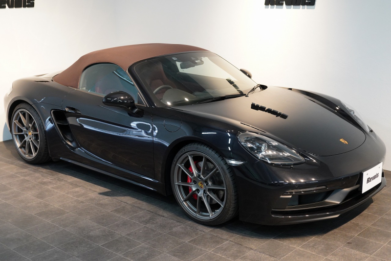 ポルシェ 718 ボクスター GTS 4.0 PDK ツートーンレザーインテリア PDLS+LEDヘッドライト ジェットブラック 中古車 中古車