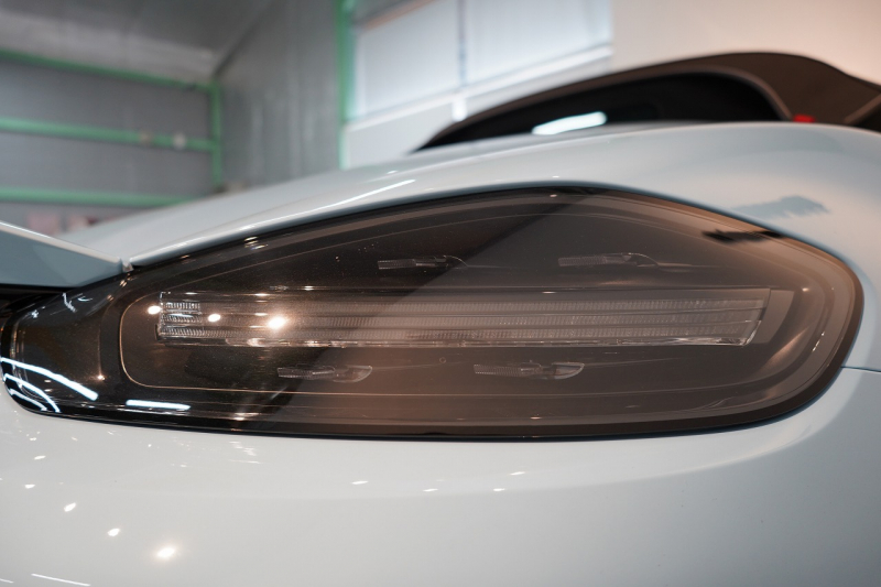 ポルシェ 718スパイダー RS PDK OP605 ガルフブルー ヴァイザッハPKG クロノPKG PCCB Fリフト レザーインテリア 中古車 中古車