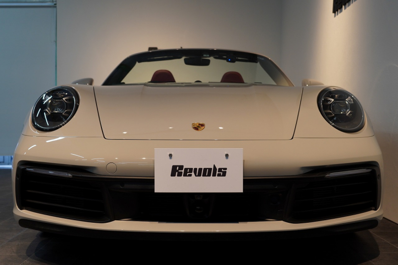 ポルシェ 911(Type992) 911Carrera S Cabriolet スポーツクロノ&エグゾースト ブラック×ボルドーレッドオールレザーインテリア クレヨン OP420  中古車