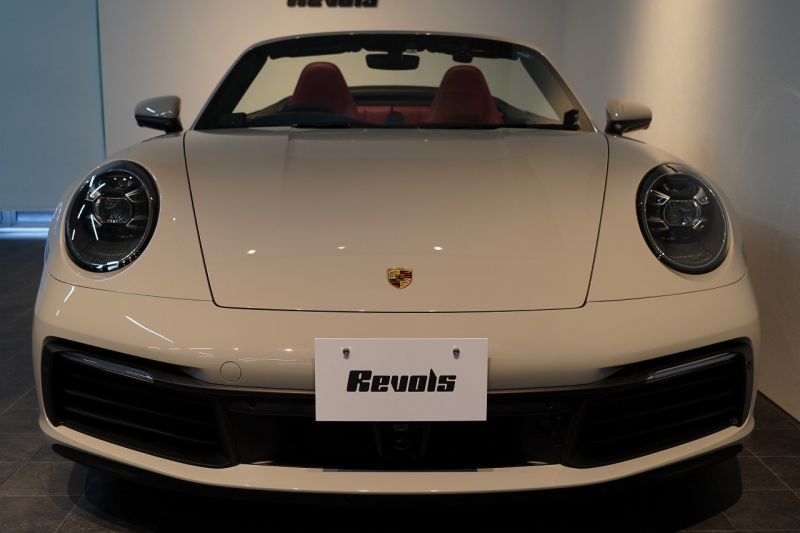 ポルシェ 911(Type992) 911Carrera S Cabriolet スポーツクロノ&エグゾースト ブラック×ボルドーレッドオールレザーインテリア クレヨン OP420  中古車