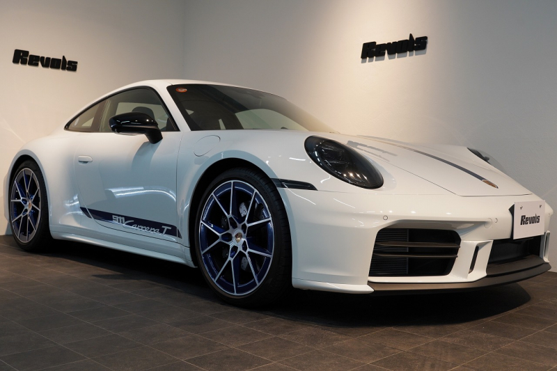 ポルシェ 911(Type992) Carrera T 6MT 後期モデル(992.2) ワンオーナー CarreraTエクステリアPKG スポーツデザインPKG HDマトリックスLEDヘッドライト 中古車 中古車