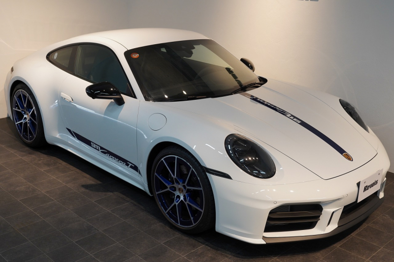 ポルシェ 911(Type992) Carrera T 6MT 後期モデル(992.2) ワンオーナー CarreraTエクステリアPKG スポーツデザインPKG HDマトリックスLEDヘッドライト 中古車 中古車