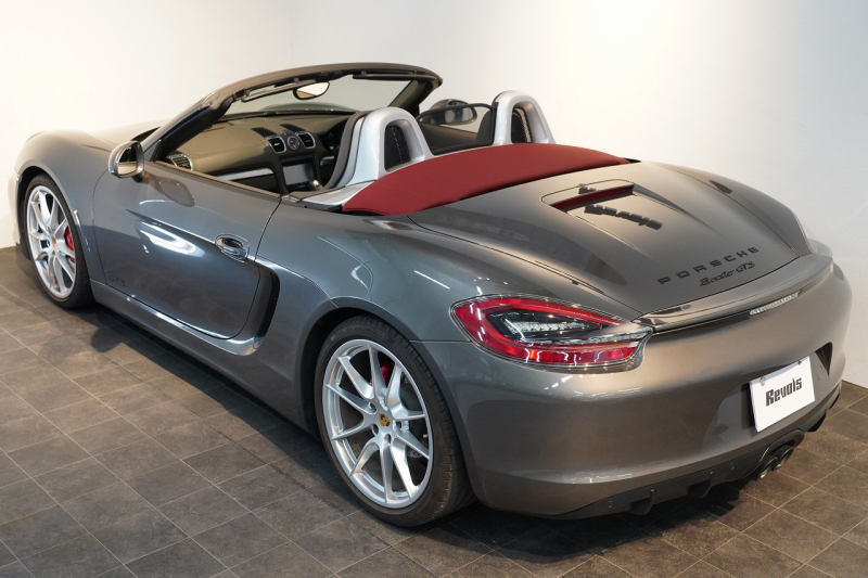 ポルシェ ボクスター(Type981) GTS PDK ナチュラルレザーインテリア 18way電動シート シートベンチレーター PDLS+バイキセノンヘッドランプ エントリー&ドライブ 中古車 中古車