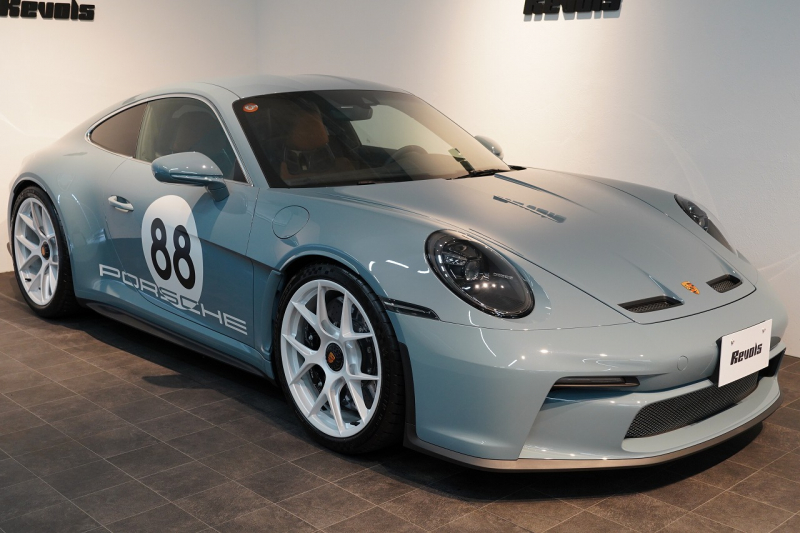 ポルシェ 911(Type992) S/T 左H 世界限定1963台 OP540万 60Years911ヘリテージデザインPKG Fリフト クロノPKG OPカラーショアブル―メタリック BOSE 中古車 中古車