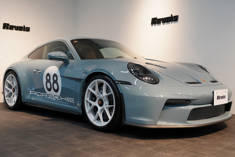 ポルシェ 911(Type992) S/T 左H 世界限定1963台 OP540万 60Years911ヘリテージデザインPKG Fリフト クロノPKG OPカラーショアブル―メタリック BOSE 中古車