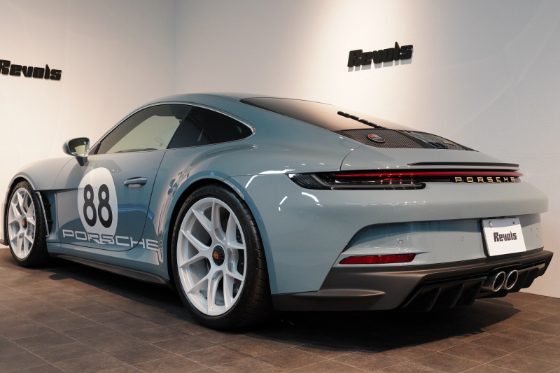 ポルシェ 911(Type992) S/T 左H 世界限定1963台 OP540万 60Years911ヘリテージデザインPKG Fリフト クロノPKG OPカラーショアブル―メタリック BOSE 中古車 中古車