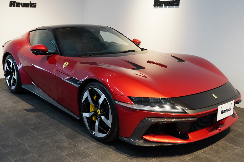 フェラーリ 12 Cilindri 6.5 DCT 左H ワンオーナー Rosso Imora OPカーボン多数 デイトナシート 中古車 中古車