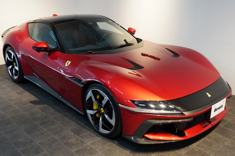 フェラーリ 12 Cilindri 6.5 DCT 左H ワンオーナー Rosso Imora OPカーボン多数 デイトナシート 中古車 中古車