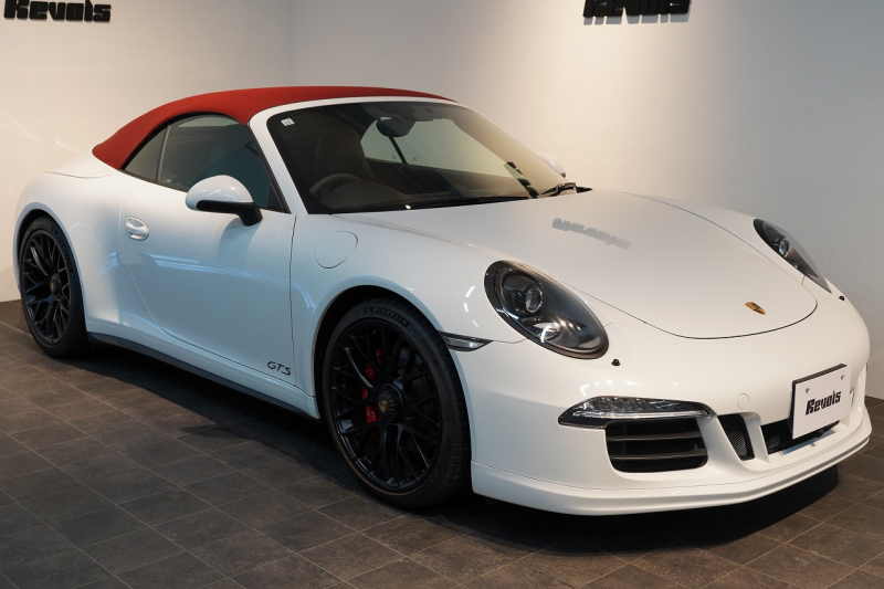 ポルシェ 911(Type991.1) Carrera 4 GTS Cabriolet PDK GTSインテリアPKG カーボンインテリアPKG キャララホワイト 禁煙車 中古車 中古車