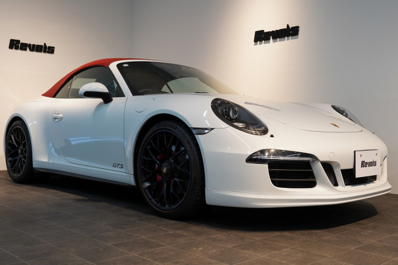 ポルシェ 911(Type991.1) Carrera 4 GTS Cabriolet PDK GTSインテリアPKG カーボンインテリアPKG キャララホワイト 禁煙車 中古車 中古車