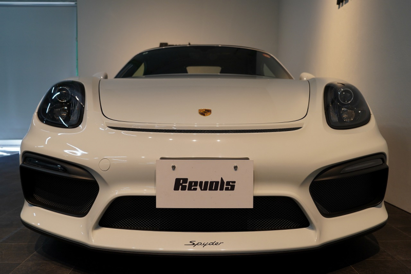 ポルシェ ボクスター(Type981) Spyder 6MT カーボンインテリア カーボンフルバケットシート キャララホワイトメタリック 中古車 中古車