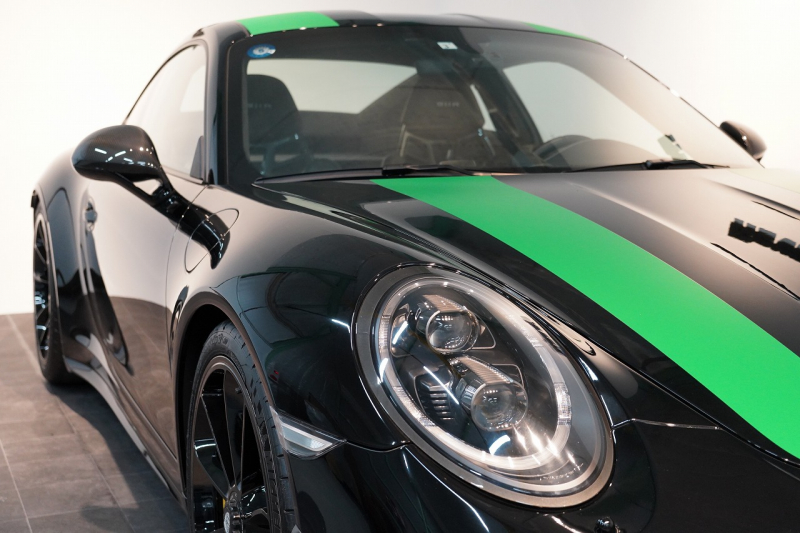 ポルシェ 911(Type991.1) 911R 世界限定車991台 LEDヘッド Fリフト スポーツクロノ ブラック×ブラウンレザーインテリア カスタムカラーブラック（日本1台）  中古車