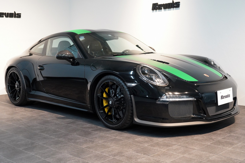 ポルシェ 911(Type991.1) 911R 世界限定車991台 LEDヘッド Fリフト スポーツクロノ ブラック×ブラウンレザーインテリア カスタムカラーブラック（日本1台）  中古車