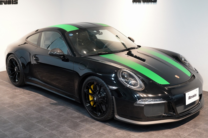 ポルシェ 911(Type991.1) 911R 世界限定車991台 LEDヘッド Fリフト スポーツクロノ ブラック×ブラウンレザーインテリア カスタムカラーブラック（日本1台）  中古車