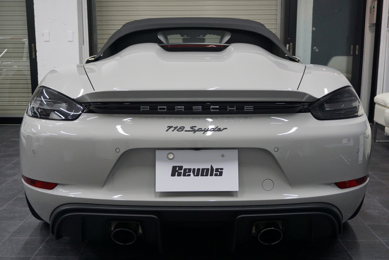 ポルシェ 718スパイダー Spyder  6MT クレヨン  LEDヘッドライト レザーインテリア カーボンインテリア  中古車