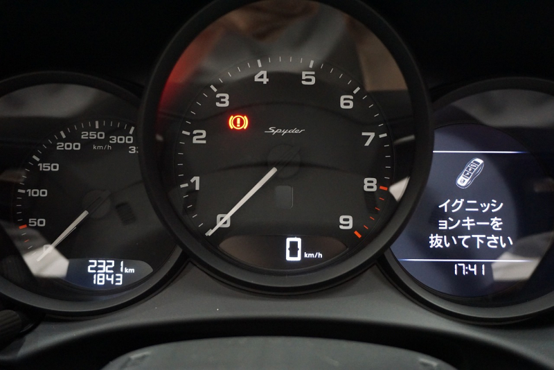 ポルシェ 718スパイダー Spyder  6MT クレヨン  LEDヘッドライト レザーインテリア カーボンインテリア  中古車