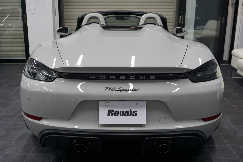 ポルシェ 718スパイダー Spyder  6MT クレヨン  LEDヘッドライト レザーインテリア カーボンインテリア  中古車