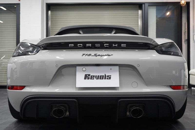 ポルシェ 718スパイダー Spyder  6MT クレヨン  LEDヘッドライト レザーインテリア カーボンインテリア  中古車