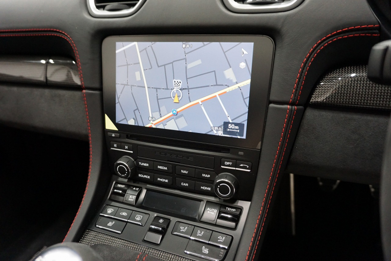 ポルシェ 718スパイダー Spyder  6MT クレヨン  LEDヘッドライト レザーインテリア カーボンインテリア  中古車