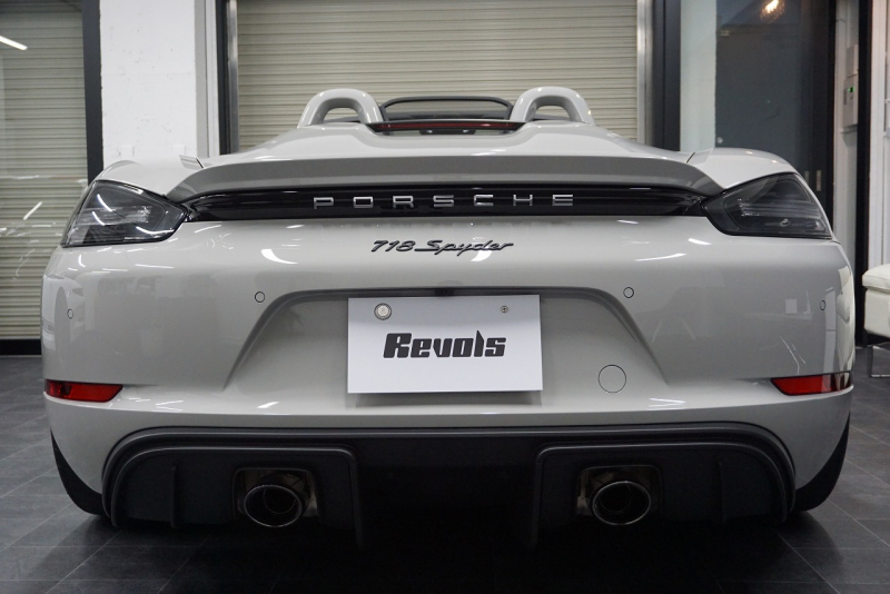 ポルシェ 718スパイダー Spyder  6MT クレヨン  LEDヘッドライト レザーインテリア カーボンインテリア  中古車