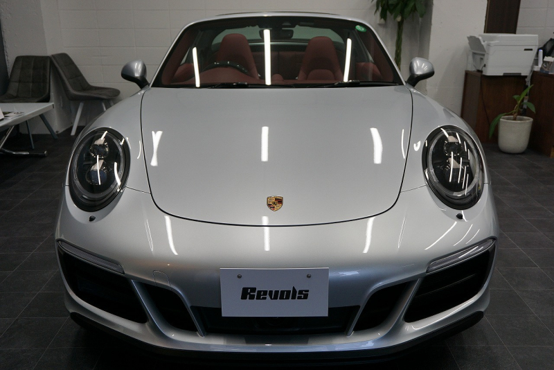ポルシェ 911(Type991.2) 911(991.2)Targa4 GTS カーボンステアリング ボルドーレッドオールレザーインテリア 中古車 中古車