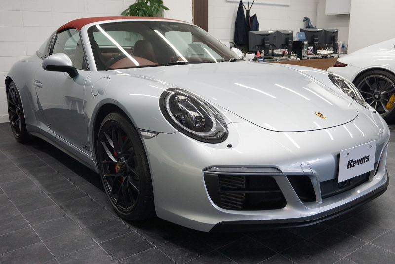 ポルシェ 911(Type991.2) 911(991.2)Targa4 GTS カーボンステアリング ボルドーレッドオールレザーインテリア 中古車 中古車