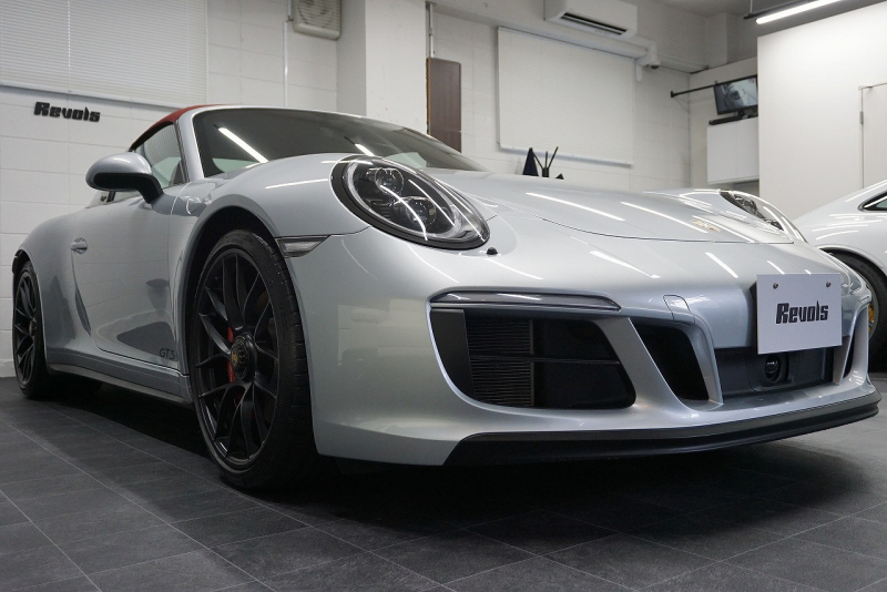 ポルシェ 911(Type991.2) 911(991.2)Targa4 GTS カーボンステアリング ボルドーレッドオールレザーインテリア 中古車 中古車