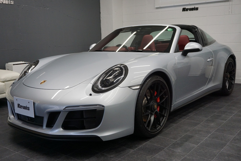 ポルシェ 911(Type991.2) 911(991.2)Targa4 GTS カーボンステアリング ボルドーレッドオールレザーインテリア 中古車 中古車